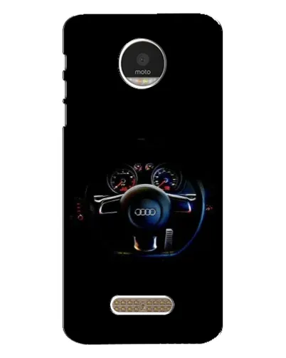 Чехол для Motorola MOTO Z с картинкой «Салон Audi — руль» Чехол для Motorola MOTO Z с картинкой «Салон Audi — руль»