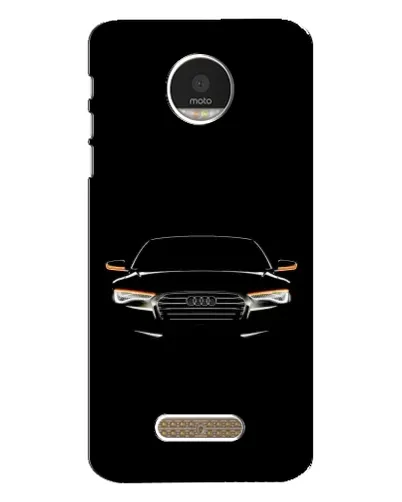 Чехол для Motorola MOTO Z с картинкой «Audi — ночной контур» Чехол для Motorola MOTO Z с картинкой «Audi — ночной контур»