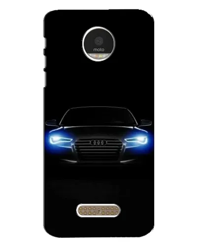 Чехол для Motorola MOTO Z с картинкой «Audi в неоне» Чехол для Motorola MOTO Z с картинкой «Audi в неоне»