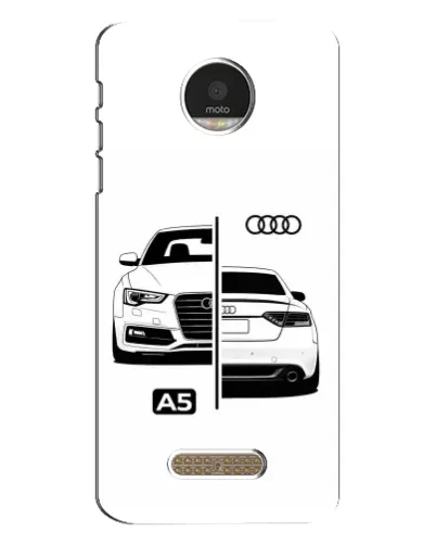Чехол для Motorola MOTO Z с картинкой «Audi — контрастный дизайн» Чехол для Motorola MOTO Z с картинкой «Audi — контрастный дизайн»