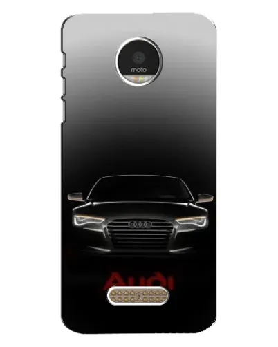 Чехол для Motorola MOTO Z с картинкой «Audi — градиентный контур» Чехол для Motorola MOTO Z с картинкой «Audi — градиентный контур»