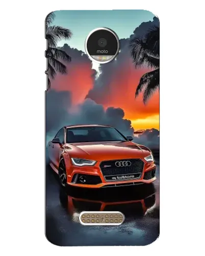 Чехол для Motorola MOTO Z с картинкой «Audi — закат» Чехол для Motorola MOTO Z с картинкой «Audi — закат»