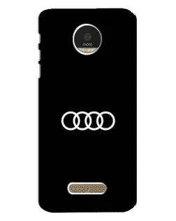 Чехол для Motorola MOTO Z с картинкой «Audi White Logo»