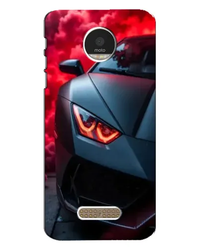 Чехол для Motorola MOTO Z с картинкой «Lamborghini красное сияние» Чехол для Motorola MOTO Z с картинкой «Lamborghini красное сияние»