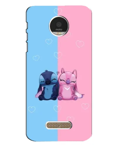 Чехол для Motorola MOTO Z с картинкой «Stitch и Angel Love» Чехол для Motorola MOTO Z с картинкой «Stitch и Angel Love»