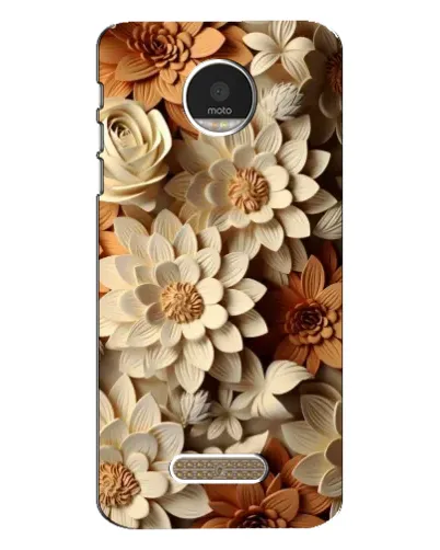 Чехол для Motorola MOTO Z с картинкой «Бежевый флористический декор» Чехол для Motorola MOTO Z с картинкой «Бежевый флористический декор»