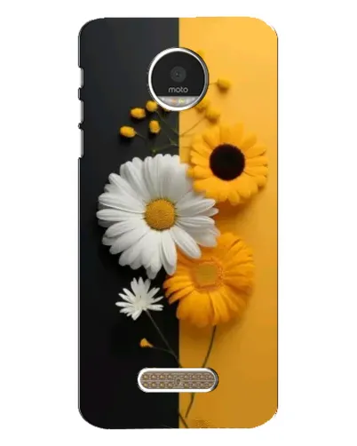 Чехол для Motorola MOTO Z с картинкой «Подсолнух и ромашка» Чехол для Motorola MOTO Z с картинкой «Подсолнух и ромашка»