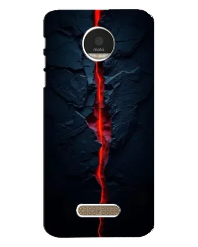 Чехол для Motorola MOTO Z с картинкой «Kрасная лавовая трещина» Чехол для Motorola MOTO Z с картинкой «Kрасная лавовая трещина»