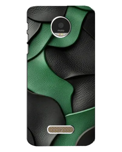 Чехол для Motorola MOTO Z с картинкой «Зеленые кожаные волны» Чехол для Motorola MOTO Z с картинкой «Зеленые кожаные волны»