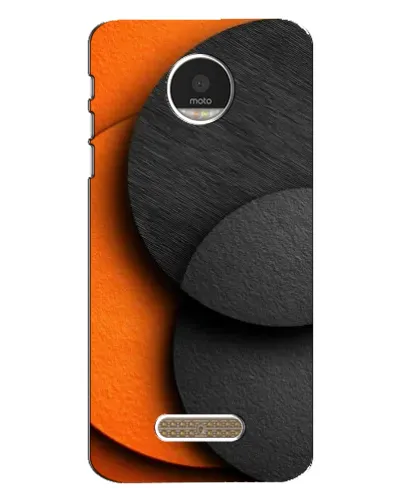 Чехол для Motorola MOTO Z с картинкой «Геометрия оранжевых кругов» Чехол для Motorola MOTO Z с картинкой «Геометрия оранжевых кругов»