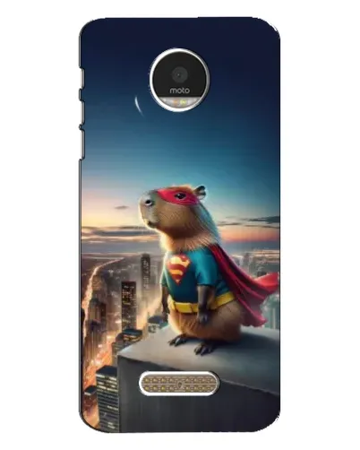 Чехол для Motorola MOTO Z с картинкой «Капи-мен супергерой»
