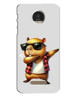 Чехол для Motorola MOTO Z с картинкой «Капибара рэпер даб» Чехол для Motorola MOTO Z с картинкой «Капибара рэпер даб»