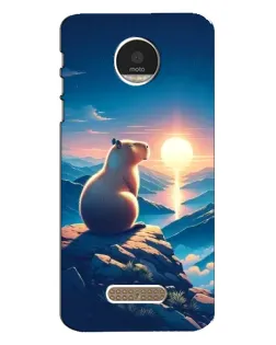 Чехол для Motorola MOTO Z с картинкой «Закат солнца с капибарой» Чехол для Motorola MOTO Z с картинкой «Закат солнца с капибарой»