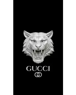 Чехол для Motorola с картинкой «Gucci — серебряный лев»