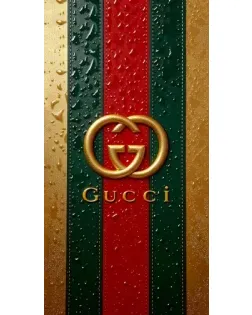 Чехол для Motorola с картинкой «Gucci — фирменная полоса и золото»