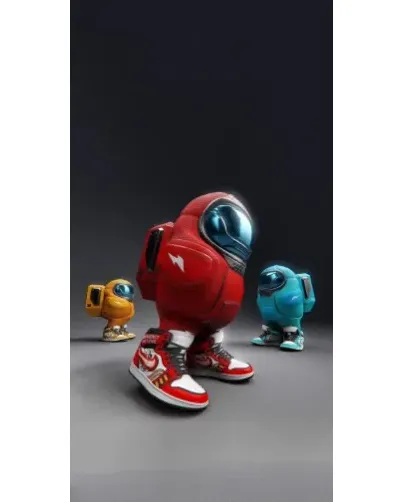 Чехол для Motorola с картинкой «Among Us — 3D стиль»