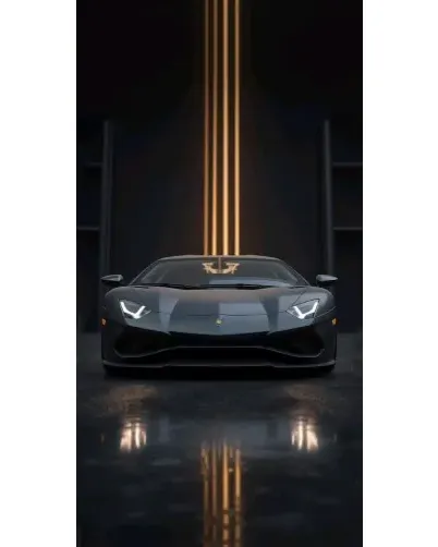 Чехол для Motorola с картинкой «Lamborghini золотые линии»