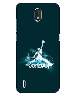 Чехол для Nokia 1.3 с картинкой «Jordan Blue Fire» Чехол для Nokia 1.3 с картинкой «Jordan Blue Fire»