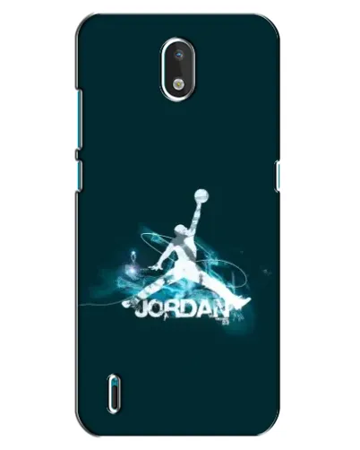 Чехол для Nokia 1.3 с картинкой «Jordan Blue Fire» Чехол для Nokia 1.3 с картинкой «Jordan Blue Fire»