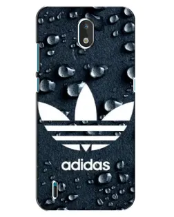 Чехол для Nokia 1.3 с картинкой «Adidas Trefoil Blue»