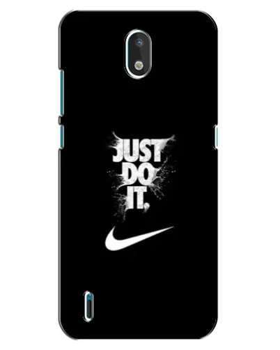 Чехол для Nokia 1.3 с картинкой «Текстовый принт Nike»