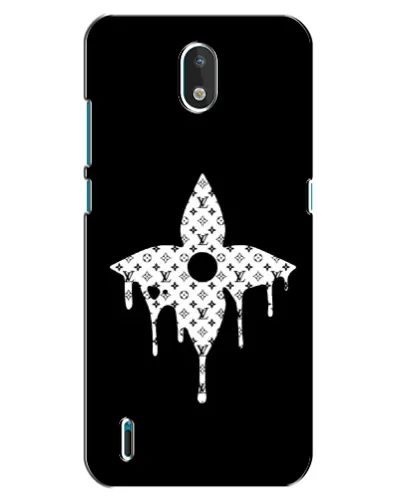 Чехол для Nokia 1.3 с картинкой «Цветочная монограмма»