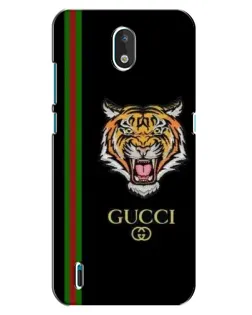 Чехол для Nokia 1.3 с картинкой «Тигр Gucci»
