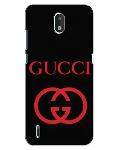 Чехол для Nokia 1.3 с картинкой «Gucci — красный логотип»