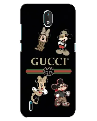 Чехол для Nokia 1.3 с картинкой «Gucci — герои Disney и монограмма» Чехол для Nokia 1.3 с картинкой «Gucci — герои Disney и монограмма»