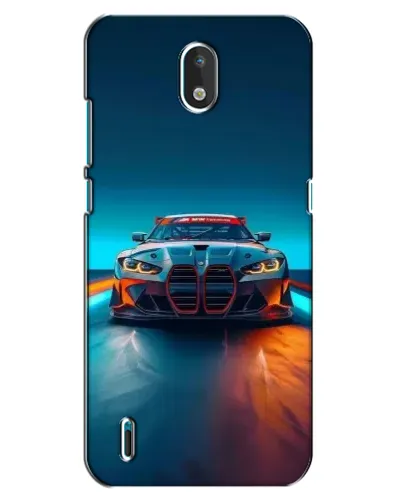 Чехол для Nokia 1.3 с картинкой «BMW — огни неона» Чехол для Nokia 1.3 с картинкой «BMW — огни неона»