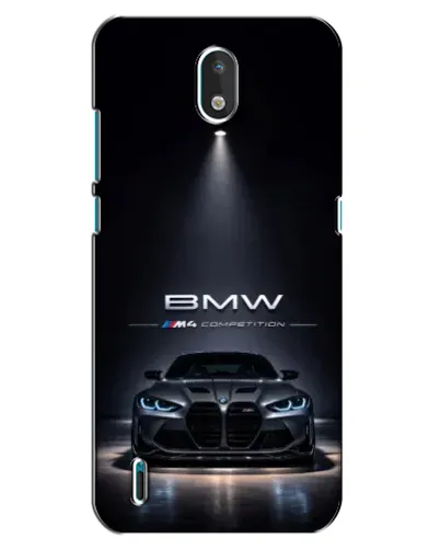 Чехол для Nokia 1.3 с картинкой «BMW сквозь ночной город» Чехол для Nokia 1.3 с картинкой «BMW сквозь ночной город»
