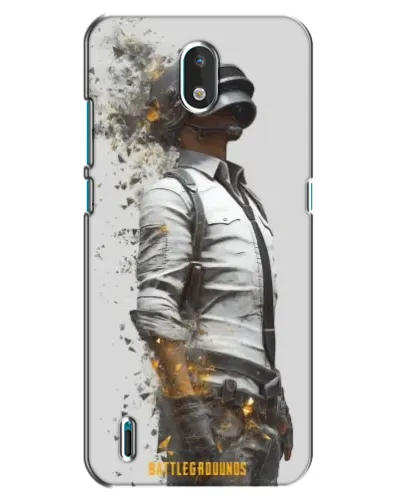 Чехол для Nokia 1.3 с картинкой «PUBG — боец в пыли»