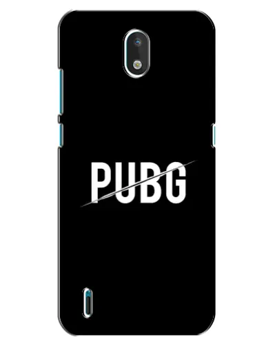 Чехол для Nokia 1.3 с картинкой «PUBG — белый логотип»