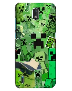 Чохол для Nokia 1.3 з картинкою «Кріпери Minecraft» Чохол для Nokia 1.3 з картинкою «Кріпери Minecraft»