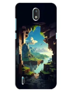 Чехол для Nokia 1.3 с картинкой «Вид из пещеры»