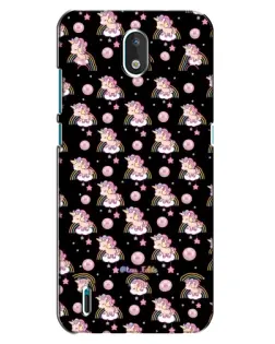 Чехол для Nokia 1.3 с картинкой «Magic Unicorn паттерн»