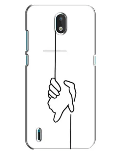 Чехол для Nokia 1.3 с картинкой «Рука держит» Чехол для Nokia 1.3 с картинкой «Рука держит»