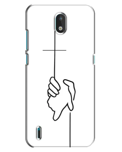 Чехол для Nokia 1.3 с картинкой «Рука держит»