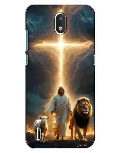 Чехол для Nokia 1.3 с картинкой «Лев Иуды и Свет»