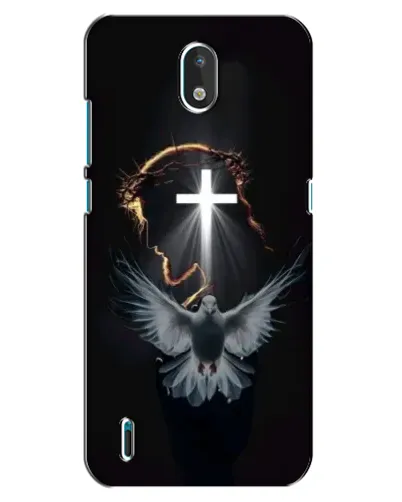 Чехол для Nokia 1.3 с картинкой «Голубь и Свет»