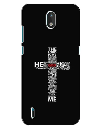 Чехол для Nokia 1.3 с картинкой «Текстовый крест» Чехол для Nokia 1.3 с картинкой «Текстовый крест»