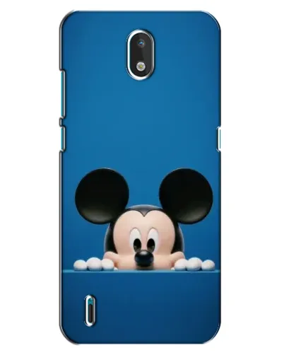 Чехол для Nokia 1.3 с картинкой «Микки выглядывает»