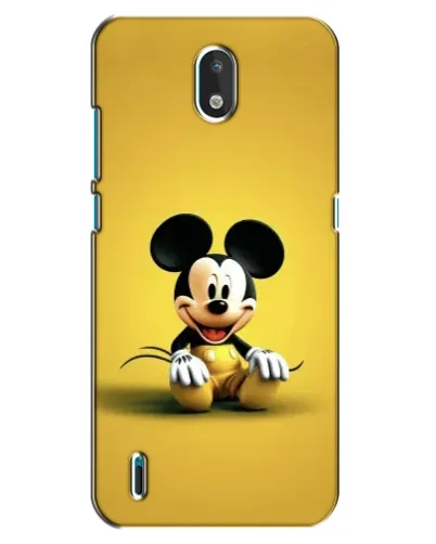 Чехол для Nokia 1.3 с картинкой «Микки на желтом»