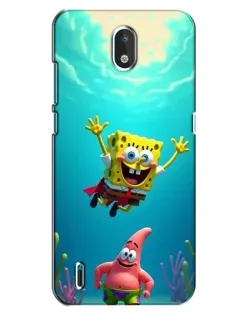 Чехол для Nokia 1.3 с картинкой «Спанч Боб под водой» Чехол для Nokia 1.3 с картинкой «Спанч Боб под водой»