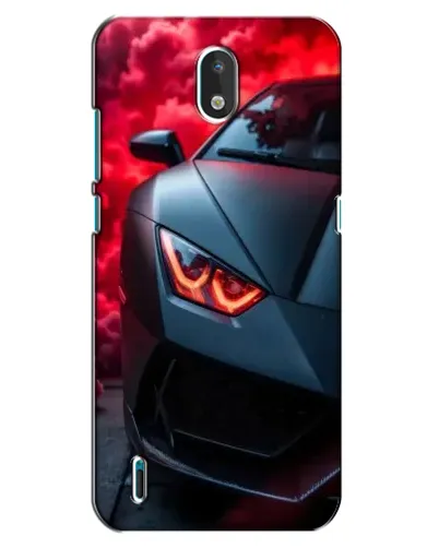 Чехол для Nokia 1.3 с картинкой «Lamborghini красное сияние» Чехол для Nokia 1.3 с картинкой «Lamborghini красное сияние»