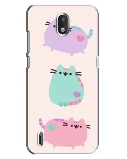 Чехол для Nokia 1.3 с картинкой «Pusheen трио» Чехол для Nokia 1.3 с картинкой «Pusheen трио»