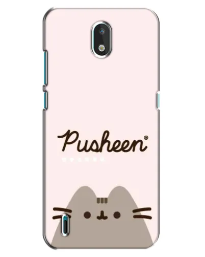 Чехол для Nokia 1.3 с картинкой «Pusheen логотип»