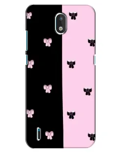 Чехол для Nokia 1.3 с картинкой «Контрастные банты» Чехол для Nokia 1.3 с картинкой «Контрастные банты»
