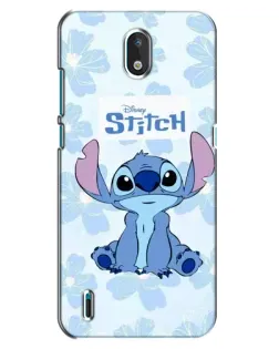 Чохол для Nokia 1.3 з картинкою «Stitch серед квітів»