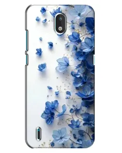 Чехол для Nokia 1.3 с картинкой «Голубой цветочный каскад» Чехол для Nokia 1.3 с картинкой «Голубой цветочный каскад»
